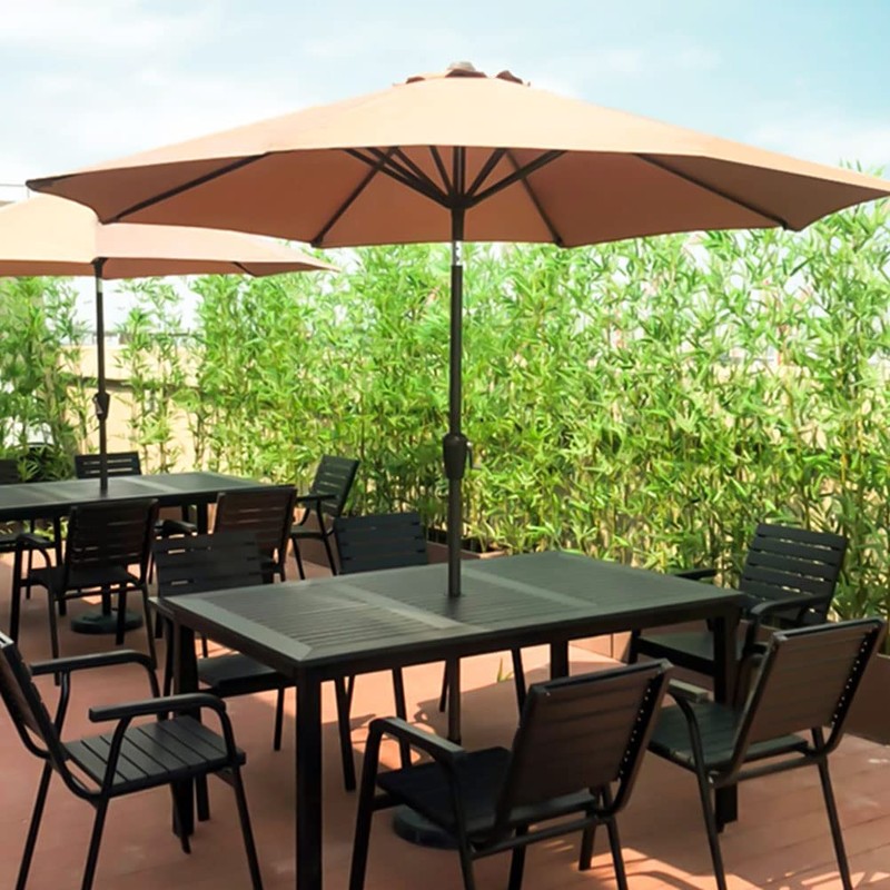 2 Set 2 Inch Patio Table Umbrella Hole Ring and