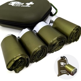 TIGER Military Color Emergency Sheet with Exclusive Case for Evacuation Blanket