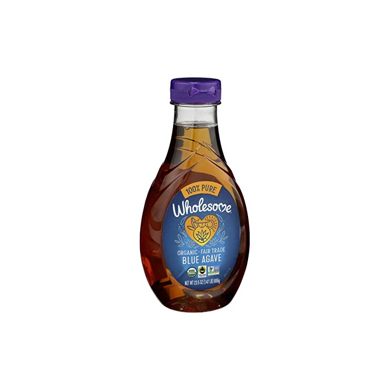 Wholesome Sweeteners, Blue Agave, Light, Organic, 23.5 oz