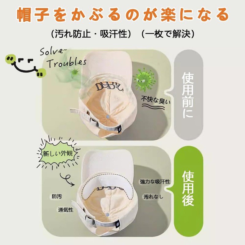 帽子用汗取りシート汗取りパッド 帽子 シャツ 襟 汗取りテープ 60枚2ヶ月分 汚れ防止 吸汗テープ 汗取りシート 夏