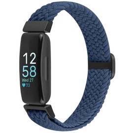 TumCez Bracelet Compatible with Inspire 3/Inspire 2/Inspire/Inspire HR/Ace 3/Ace 2 Wristband Adjustable Elastic Nylon Replacement Wristband for Women Men Kids, blue, Casual