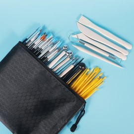 SVIPDDD 55-piece modelling tool set for home, sculptor tools, clay tools and accessories for crafts, painting and crafts for artists and creative ceramic enthusiasts.