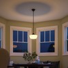 Kenroy Home 93661ORB Cambridge Rustic 1 Light Pendant, Blackened Oil
