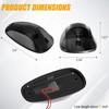 PSEQT 5Pcs 24LED Cab Roof Top Marker Running Clearance LED