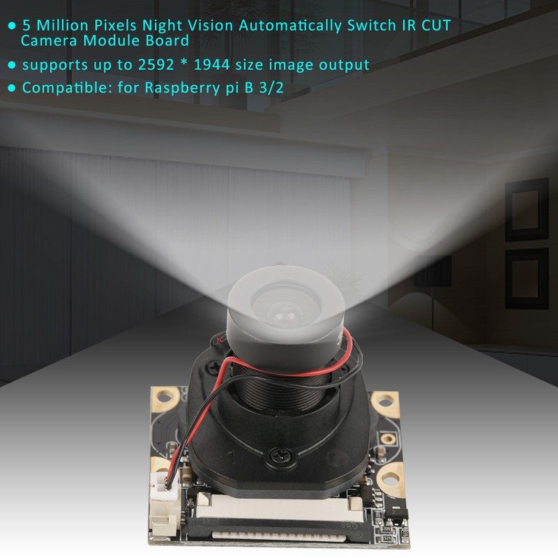 5 Million Pixels Night Vision Automatically Switch IR CUT Camera