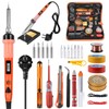 SREMTCH Soldering Iron Set, 80 W Soldering Iron with LCD
