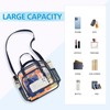 Paxiland Clear Bag for Stadium Events 12x6x12, Transparent Tote Bag