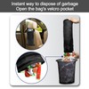 wplhb Car Trash Bag Car Trash Can Hanging Back Seat