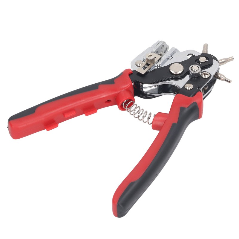 Leather Hole Punch 6 Holes 360 Degree Rotating Adjustable Margin
