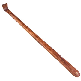 Tomorotec Wooden Back Scratcher 17 Inch Long Handle for Men Women Yellow | Thicken Extended Rosewood Handcrafted Itch Relief Body Massager for Elderly Seniors Dad Mom Christmas Stocking Stuffer