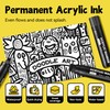 SRUOLOC 3 Jumbo Permanent Markers Silver, 15mm Thick Wide Tip,