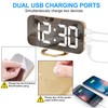 U-picks Digital Alarm Clock, 6.5" Large LED Display with Brightness
