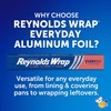 Reynolds Wrap Everyday Strength Aluminum Foil Roll, Freezer Safe and