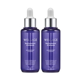 Wellage Hyaluronic Acid Season 3 Real Hyaluronic 2X Ampoule 70ml 2 x Wellage / 웰라쥬 히알루론산 시즌3 리얼 히알루로닉 투엑스 앰플 70ml 2개