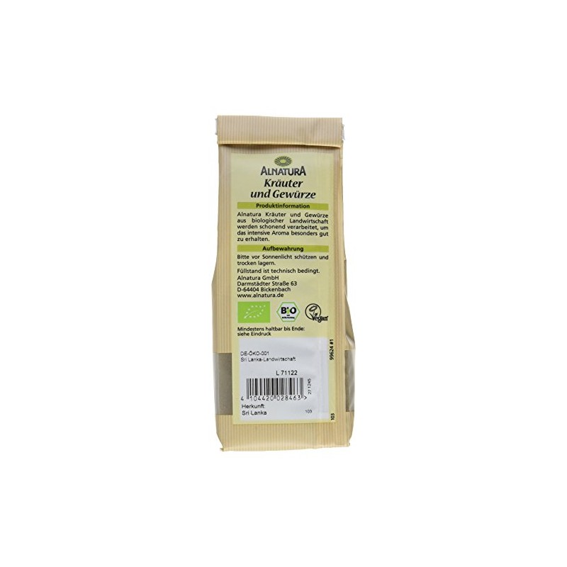 Alnatura Organic Pepper Black Ground 70 g