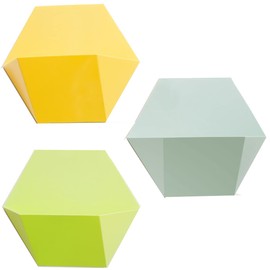 Thumbs Up Pack of 3 Magnetic Wall Planters Flower Pots Hanging Multi-Colour