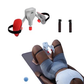 DaiDaili KineFit Pro Kegel Toner - 22-77lb Adjustable Resistance with Pro Guide, Smart App & Sweat-Proof Design, Fitness Expert Engineered (Silver Grey)