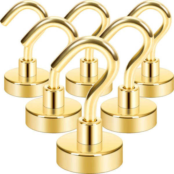 Neosmuk Magnetic Hooks, 30lb+ Heavy Duty Earth Magnets with Hook