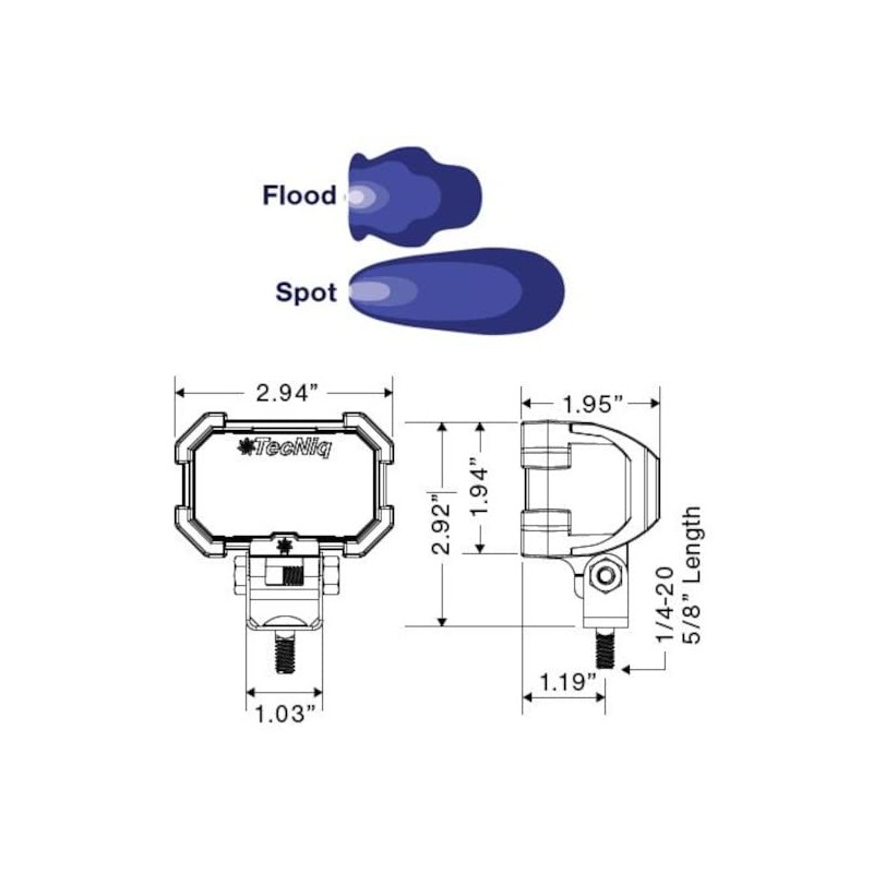 TecNiq, Inc TecNiq Lighting Steelhead 2 LED Work Light -