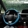 Amiss Nappa Leather Steering Wheel Cover, 3PCS Segmented Steering Wheel
