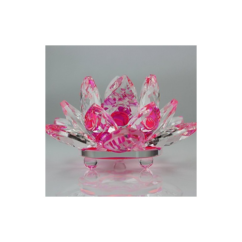 Value for Money Products Sculpture, Crystal Glass, Pink