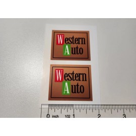 Tonka Western Auto Stickers For Vintage Tonka Pick-up Bronze
