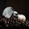 KNODOS 58.5mm Spring Loaded Espresso Tamper with Maple Handle –
