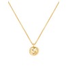 All We Are Rune Sowilo Crystal Pendant Chain Necklace for
