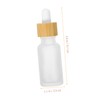 PACKOVE 8Pcs Frosted Glass Dropper Bottles with Leakproof Pipettes for