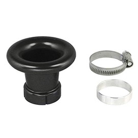 Special Parts Takekawa Curl Funnel, Mounting Diameter 1.3 inches (32 mm), Length 1.5 inches (39 mm), Black, PC18, PC20, DENI18 03-01-1143