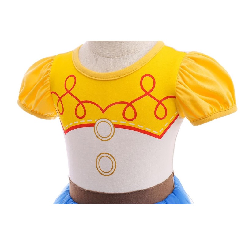 Dressy Daisy Disfraz Vestido Princesa Jessie Body Mamelucos con Diadema