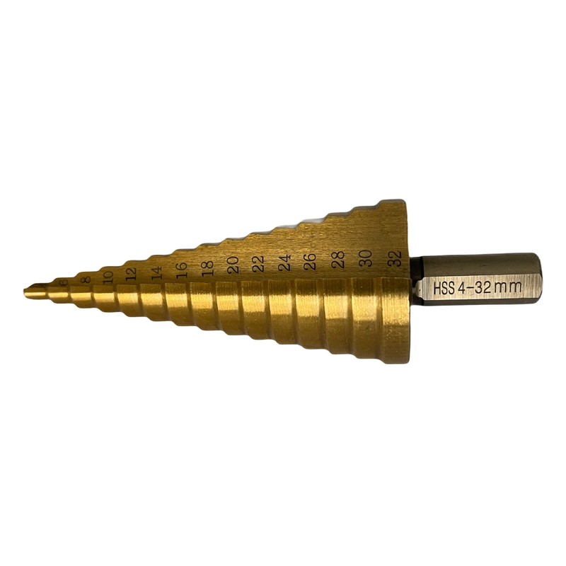 ITS Profitools HSS Step Drill Bit Set 3-Piece Titanium Coated