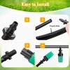 50Pcs Micro Misting Spray Emitters, Adjustable Flow Atomizing Irrigation Dripper,