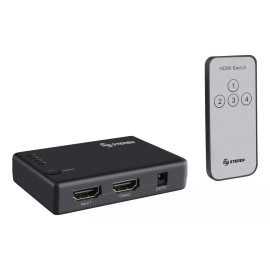 Steren Selector Hdmi De 4 Entradas Con Control Remoto | 200-385