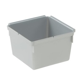 ok Organiser System Expandable Robust Plastic (PP), 8 x 8 x 5 cm, Silver, 8 x 8 x 5 cm