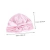 Outanaya 1pc Satin Sleep Bonnet Double Elastic Turban for Hair