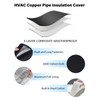 3 Layers HVAC Copper Pipe Insulation Cover, 78.7x11.8 inch 600D