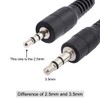 sourcing map IR Infrared Receiver Extender Cable 2.5mm Jack 6.5FT