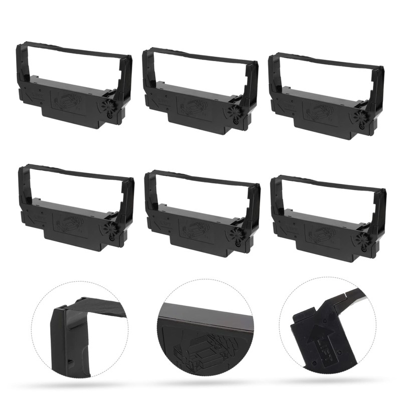 KICHOUSE 10pcs Ink Ribbon Replacement for Cash Registers Compatible and