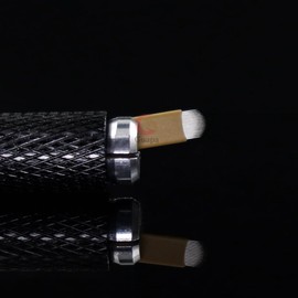 U Shape Disposable Microblading Needles 0.18mm Nano 18U Manual Eyebrow Shading Blades for Hair Stroke Permanent Makeup Supplies (30PCS 18U)