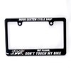 MOONEYES LOOK_NF-MG130MLO-MON License Plate Frame for Motorcycles Black