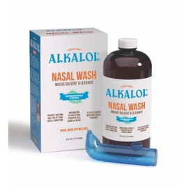 Alkalol - A Natural Soothing Nasal Wash, menthol, 2 Piece Set 1 Count