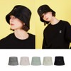 VARZAR Bazaar Stud Drop Over Fit Poly Bucket Hat, 5