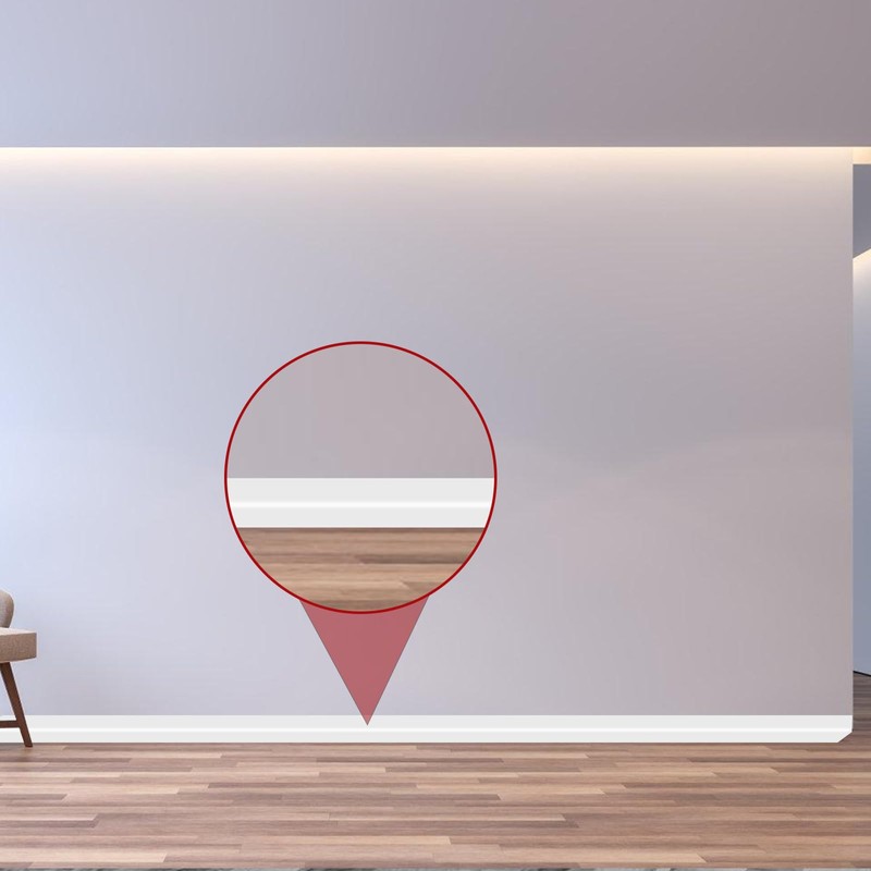 Wall Corner Protector Moulding Trim (White, 1.6 in x 10