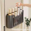 YESTIEE Kitchen Cabinet Door Storage Box, Self-Adhesive Wall-Mounted Storage Box,