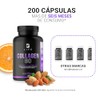 Biotina de 200 Cpsulas. Ingredientes naturales Colgeno, Vitamina E y