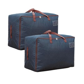 WITERY Large Storage Bag Garden Furniture Cushion With Zip Waterproof Sturdy 600D Oxford Moving Clothes Storage Bags Organizer Bags For Bedding, Duvets, Pillows, Clothes Moving Home