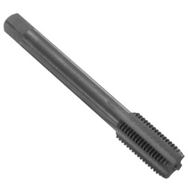 sourcing map Straight Flute Screw Taps M11 x 1.25 H2 Thread HSS6542 Black Nitride Coated Machine Threading Milling Tap Tapping Tools