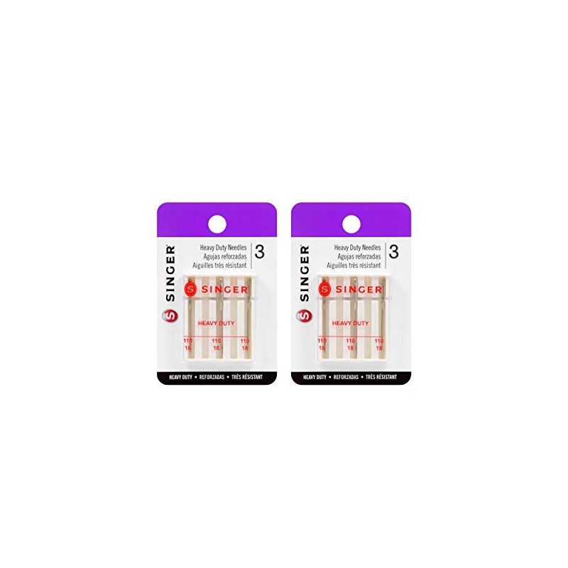 SINGER 4758 Universal Heavy Duty Sewing Machine Needles (2-Pack)