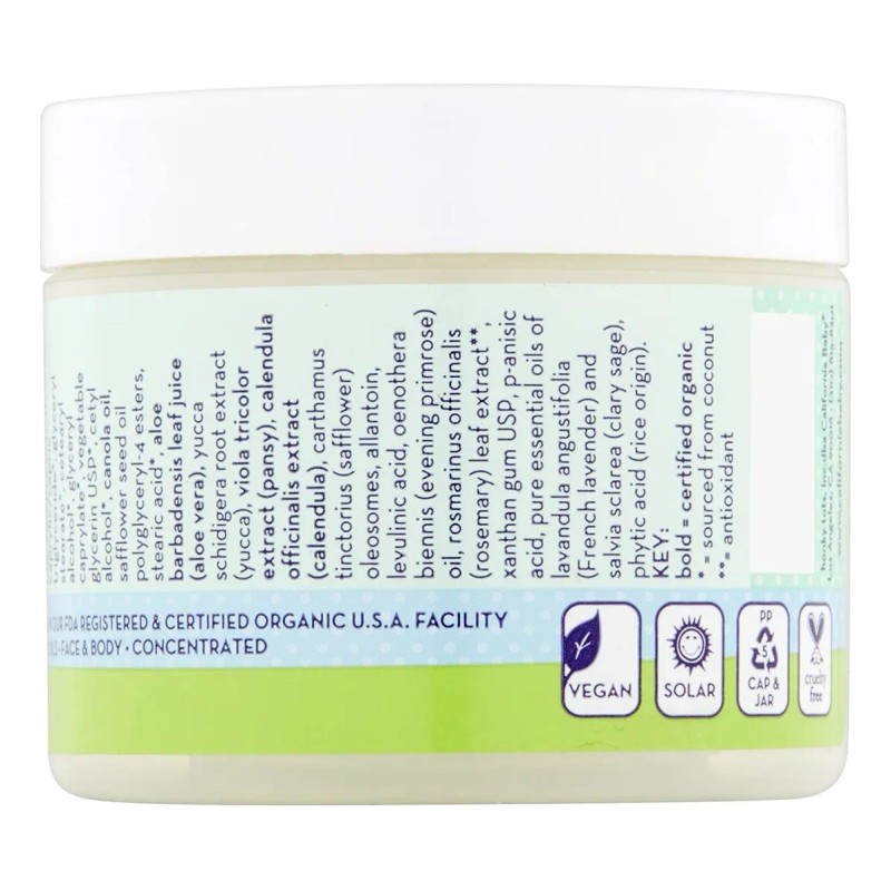 California Bebé Calmante Hidratante Crema (2 Oz.) De Hidrato